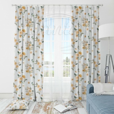 Dekorační látka 410621/102 na závěsy, polštářky - 150 cm
