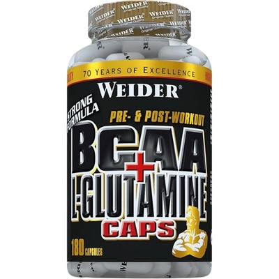 Weider BCAA + L-Glutamine Caps [180 капсули]