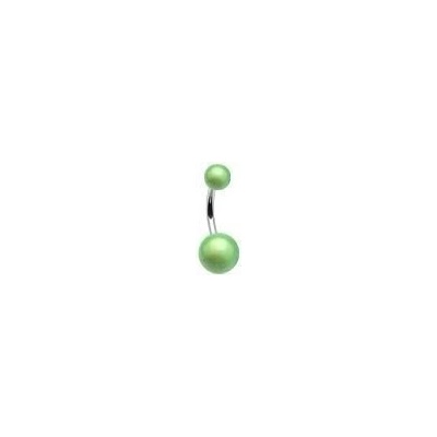 Šperky4U piercing do pupíku perleťový lesk BA01060-G