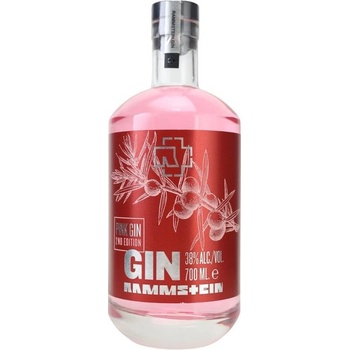 Rammstein Pink Gin Version 2 38% 0.7 L (čistá fľaša)