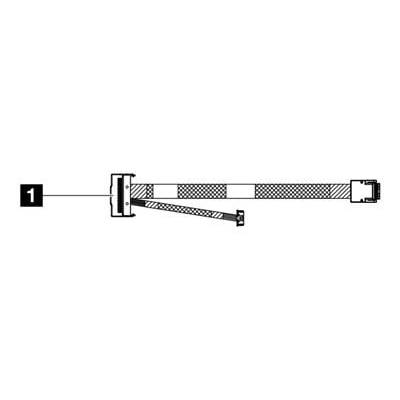 ThinkSystem SR650 V3/SR655 V3 M. 2 RAID B540i-2i SATA/NVMe Cable Kit (4X97A93808)