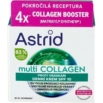 Astrid Multicollagen SPF 10 pre obnovenie pružnosti denný krém 50 ml