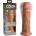 Пенис вибратор от силикон, двойна плътност, 22см. - King Cock Elite Tan (PIPE577822)