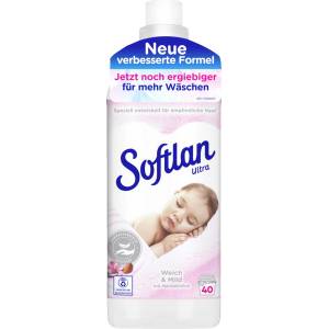 Softlan Омекотител Softlan Weich & Mild, 1л, 40 пранета