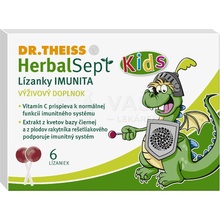 Dr.Theiss HerbalSept Kids Lízanky IMUNITA 6ks