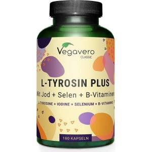 Vegavero L-Tyrosin Plus, 180 капсули, Vegavero (VV-VITA-339)