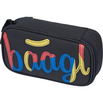 Baagl Ученически моливник Skate Logo Mix BAAGL | Cheren | Момчешки | ONE SIZE