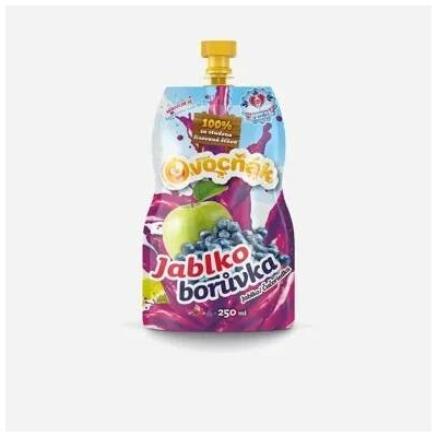 Ovocňák Mošt jablko a borůvka 12 x 250 ml