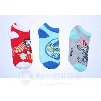 Setino Чорапи до глезена Paw Patrol сини, 3 бр. Размерът на чорапите: 31-34