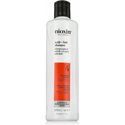 Nioxin System 4 Scalp + Hair Shampoo Progressed Thinning 300 ml