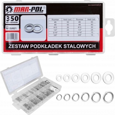 MAR-POL Sada podložek 350ks M66461 – Zbozi.Blesk.cz
