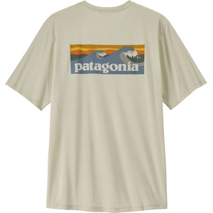 Patagonia Мъжка спортна тениска Patagonia Cap Cool Daily Shirt Boardshort Logo Sport shirt - Dyno White - размер M (216-7988-0213)