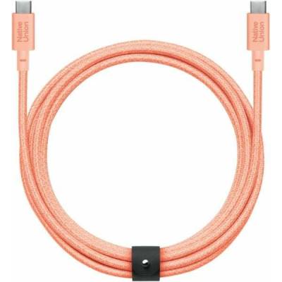 Native Union BELT-XL-C-APR-3-NP USB-C na USB-C 3m oranžový