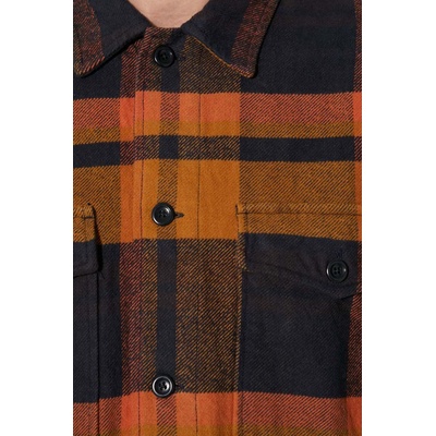 Norse Projects Памучна риза Norse Projects Julian Organic Heavy Twill Overshirt мъжка в жълто със свободна кройка с класическа яка N40.0629. 7004 (N40.0629.7004)