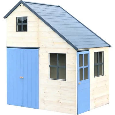 Wendi Toys Двуетажна къща с легло и гараж, Mansion