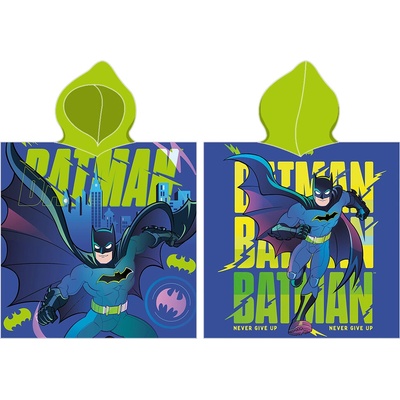 Carbotex Detské pončo 55 x 110 cm Batman Strážca mesta