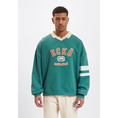 ECKO UNLTD. Ecko Unltd. VintageCollar Pullover green/sand XXLUB-ECKOCN1111-16754 - Бял, размер 3XL