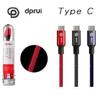 Dprui USB кабел Dprui с Type C конектор Черен (454386)