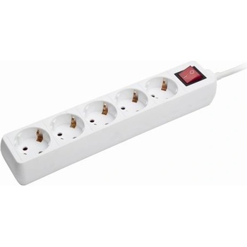 Gembird Power Cube пренапрежителен защитник 5 гнезда 1, 8 м, бял SPG4-C-6 (SPG4-C-6)