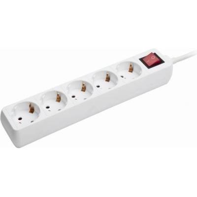 Gembird Power Cube пренапрежителен защитник 5 гнезда 1, 8 м, бял SPG4-C-6 (SPG4-C-6)