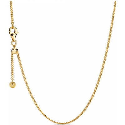 Pandora Elegantní pozlacený řetízek pancer shine 368638C00-60