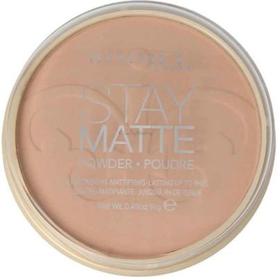 Rimmel London Stay Matte Dlouhotrvající kompaktní pudr 008 Cashmere 14 g