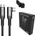 Vortex Virtual Reality Кабел VortexVR 5 м + закопчалка | USB-C | за Quest 3 Quest 3S Quest 2 (VVR.K5M3.CO.OQ2.USB.C.2022)