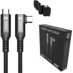 Vortex Virtual Reality VortexVR 5m USB-C кабел с фиксатор за Meta Link | за Meta Quest 3 / 3S / 2 (VVR.K5M3.CO.OQ2.USB.C.2022)
