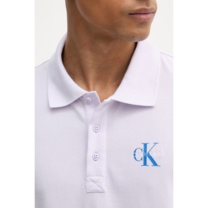 Calvin Klein Jeans тениска с яка мъжка памучна (LV04RF209G) - answear - 87,99 лв