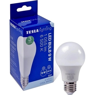 Tesla LED BULB E27, 9 W, 1055 lm, 6500 K studená biela