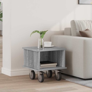 vidaXL ТВ стойка 37 x 35 x 35 см Сив Сонома Инженерна дървесина (891053)