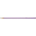 Faber-Castell Графитен молив, B, триъгълен, FABER-CASTELL "Sparkle", лилав металик 118263 (118263)