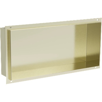 Mexen X-Wall-NR вградена лавица без борд, 45 x 20 см, златно четкано - 1951452010 (1951452010)