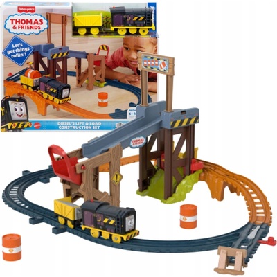 Mattel Tomáš a jeho přátelé sada dieselového vysokozdvižného vozíku (JBW20)