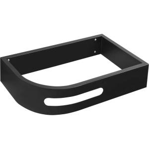 Sapho Pulse - Конзола за умивалник с държач за кърпи, матово черна BM658-CP (BM658-CP)