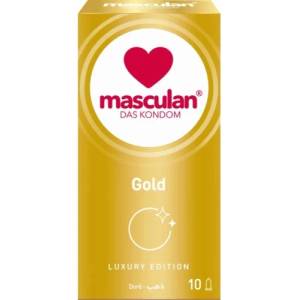 Masculan 10 бр. Луксозни златисти презервативи Masculan - sexo