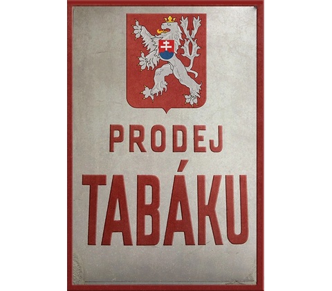 Ceduľa Prodej Tabáku