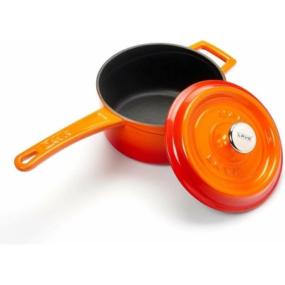LAVA Metal Rendlík litinový oranžový obsah 1,35 l 16 cm LVYSOS16K2OR