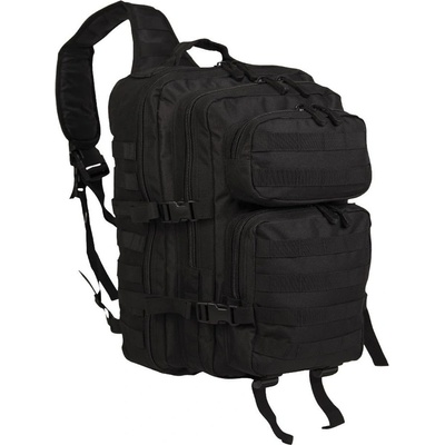 Mil-tec Assault large jednopopruhový čierny 29 l