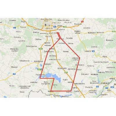 Vyhlídkový let nad jižní Moravou 3os., 40min.