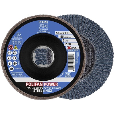 Pferd Vějířovitý brusný kotouč 125 mm 67788127 10 ks