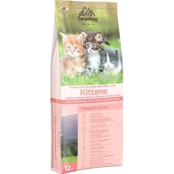 Image 1 of Carpathian Pet Food Carpathian Premium Cat Kitten - суха храна за подрастващи котенца от всички породи с пилешко месо, 12 кг - Украйна