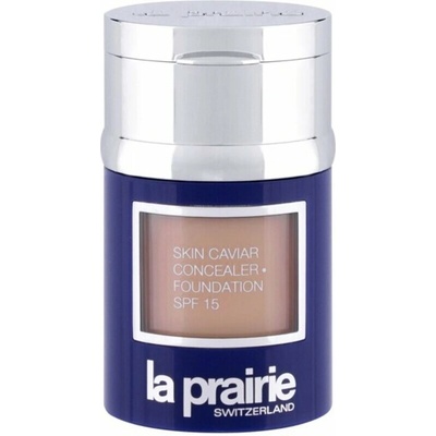 La Prairie Luxusné tekutý make-up s korektorom SPF15 Skin Caviar Concealer Foundation + 2 g Sunset Beige 30 ml