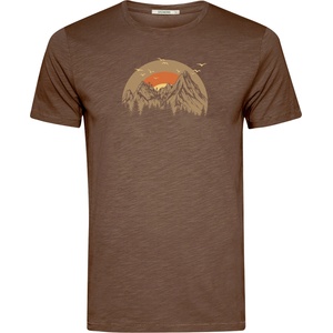 GreenBomb Мъжка тениска GreenBomb Peak Circle Spice T-shirt - Earth Wood (217-0591-0111)