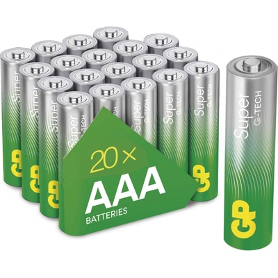 GP Super Alkaline AAA 20 ks B0110L