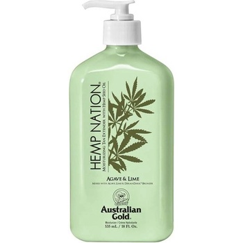 Australian Gold Hemp Nation Хидратиращ лосион за тяло Agave & Lime, 535 ml