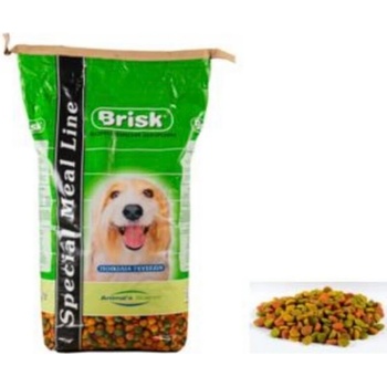 Суха храна за куче Brisk - микс от меса и зеленчуци -20кг