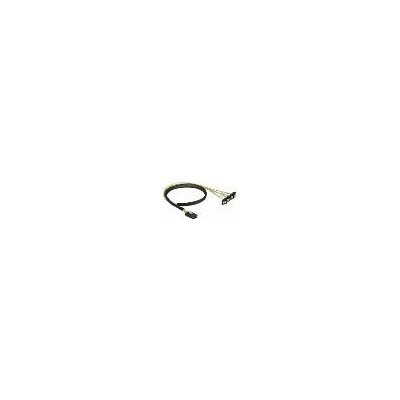 Delock Kabel Mini SAS SFF-8087 > 4 x SATA 7 pin samice 90° pravoúhlý 0,5 m