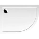 POLYSAN - Душ-тава RENA L, 100x80 см, R550, лява, бяла 75511 (75511)