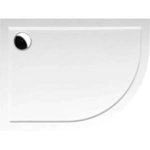 POLYSAN - Душ-тава RENA L, 100x80 см, R550, лява, бяла 75511 (75511)